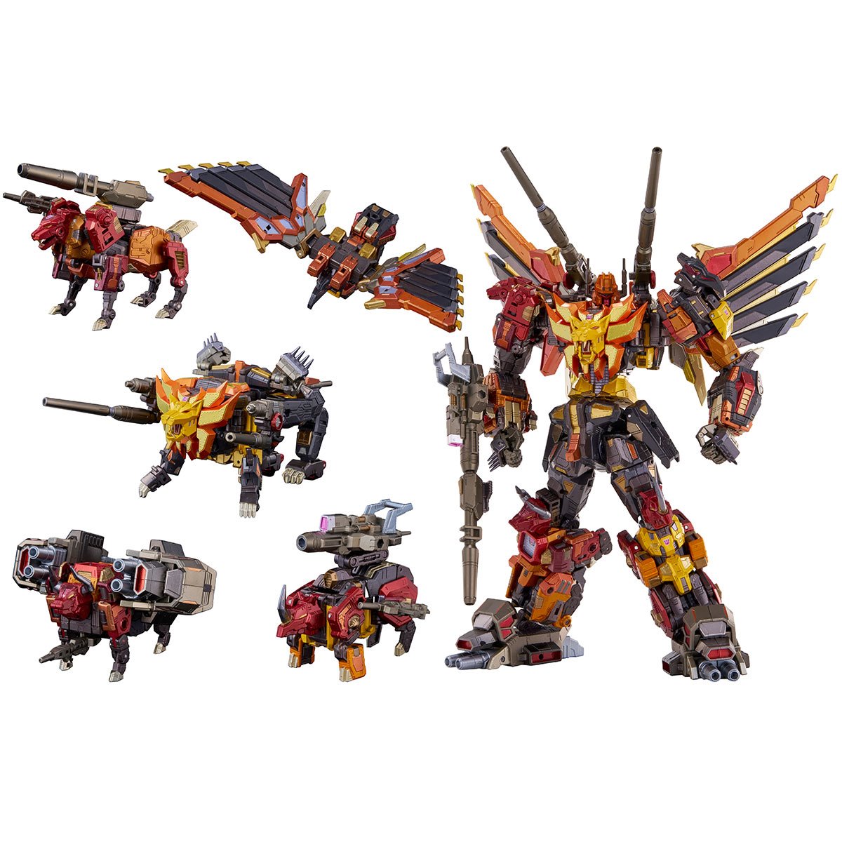 Transformers Adamas Machina AM-T02 Predaking Combiner Action Figure